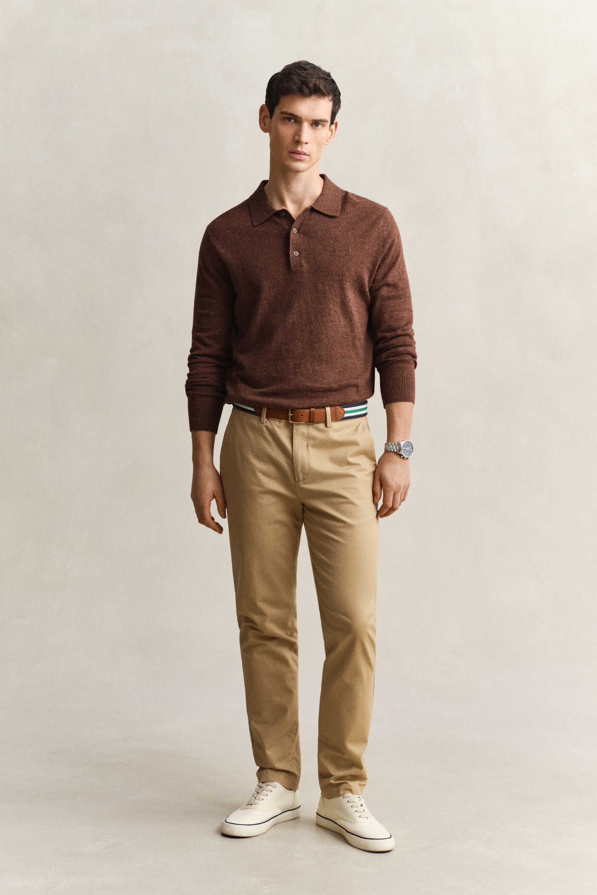 Pantalon chino élégant coupe slim