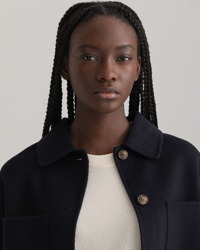 Veste-chemise cousue main