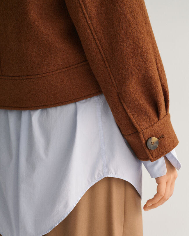 Veste zipp&eacute;e Boucl&eacute;