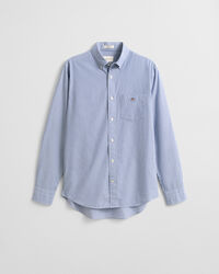 Chemise coupe regular en popeline à rayures Banker classique