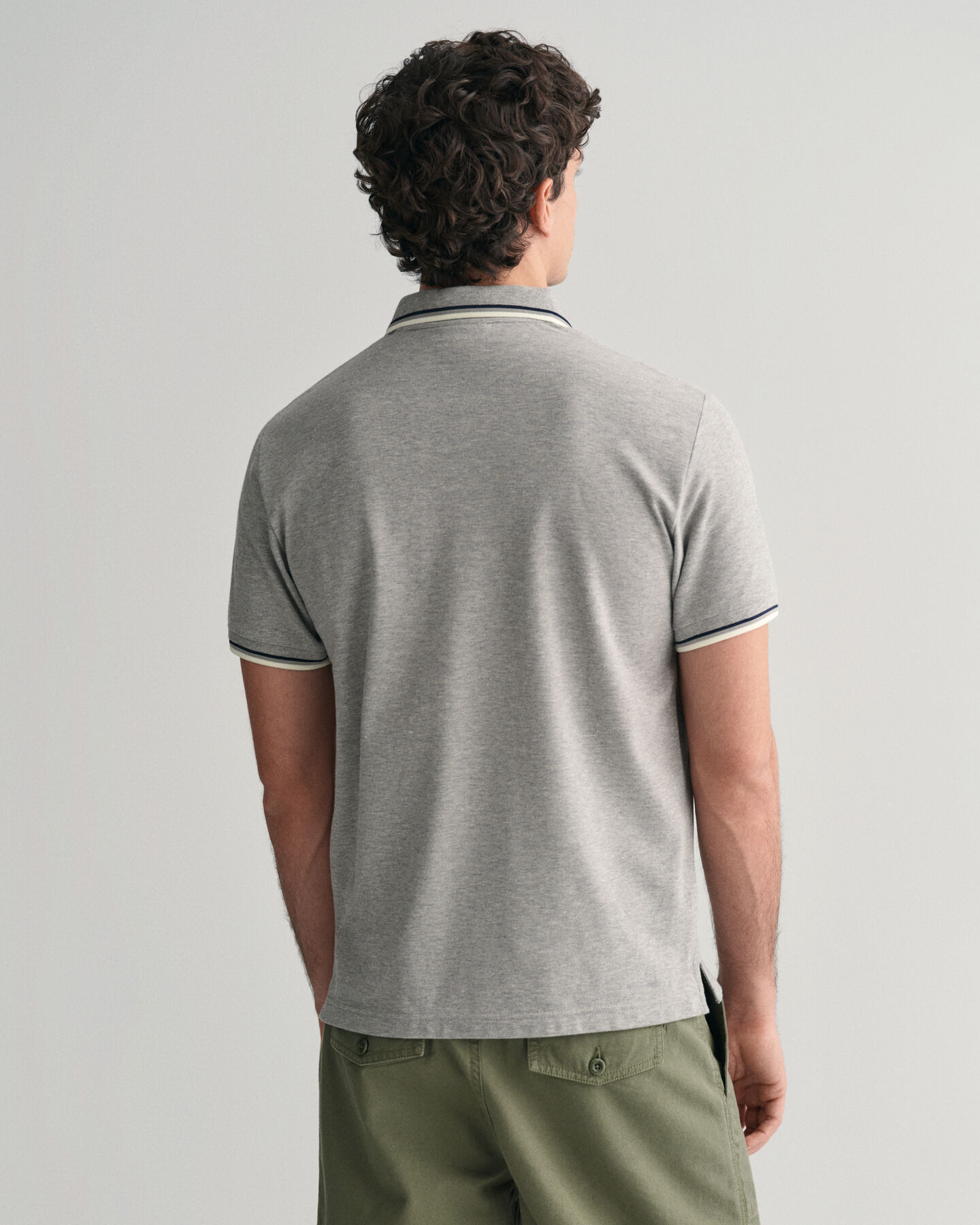 Polo en coton piqu&eacute; 2-Color Tipped