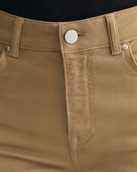 Jean court coloré à jambes larges