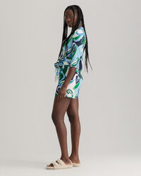 Combishort à motif cachemire