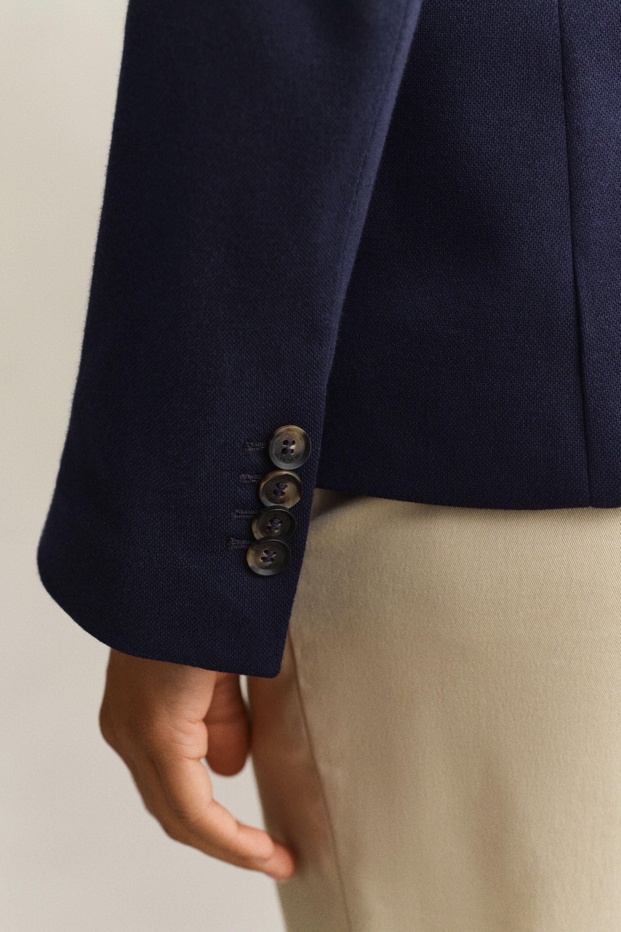 Veste blazer en piqué