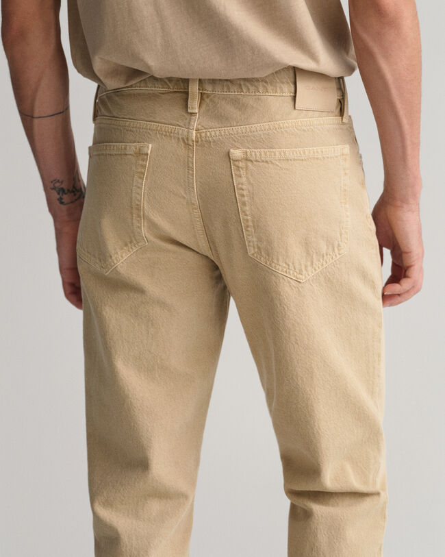 Jean color&eacute; regular fit Arley