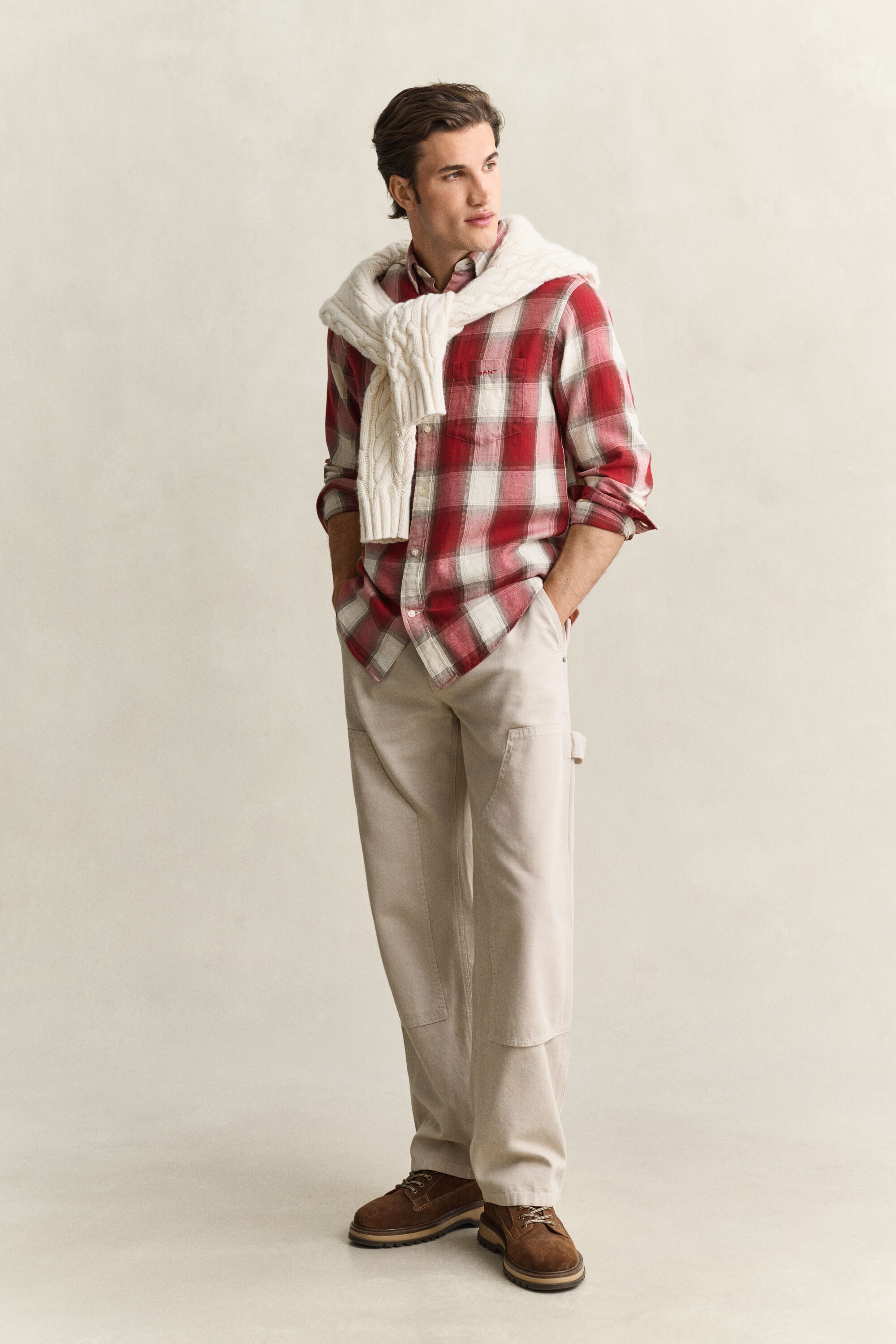 Chemise en flanelle à carreaux Windblown