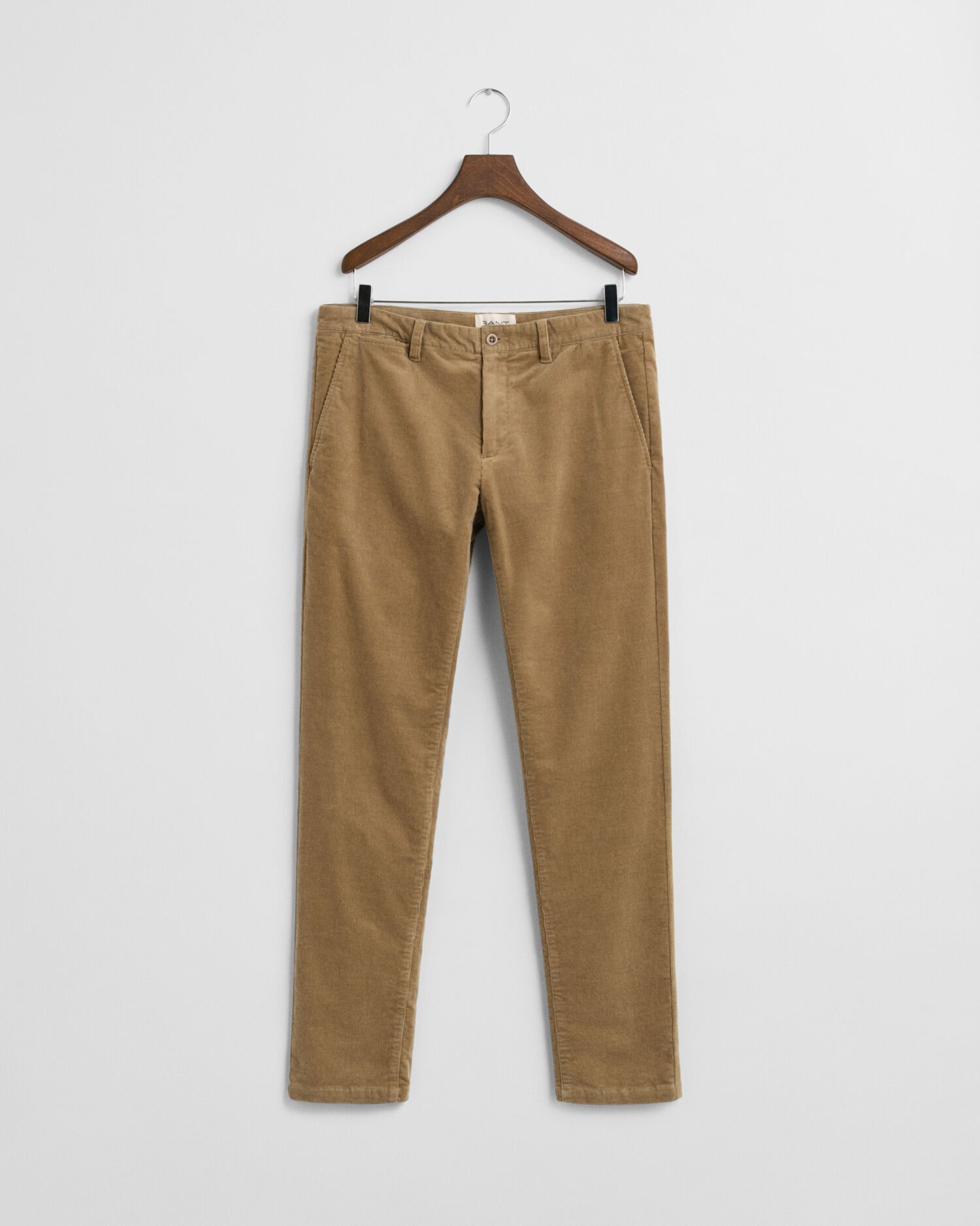 Pantalon chino slim fit en velours côtelé