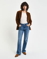 Jean coupe slim évasée