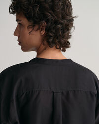 Chemisier relaxed fit &agrave; col droit