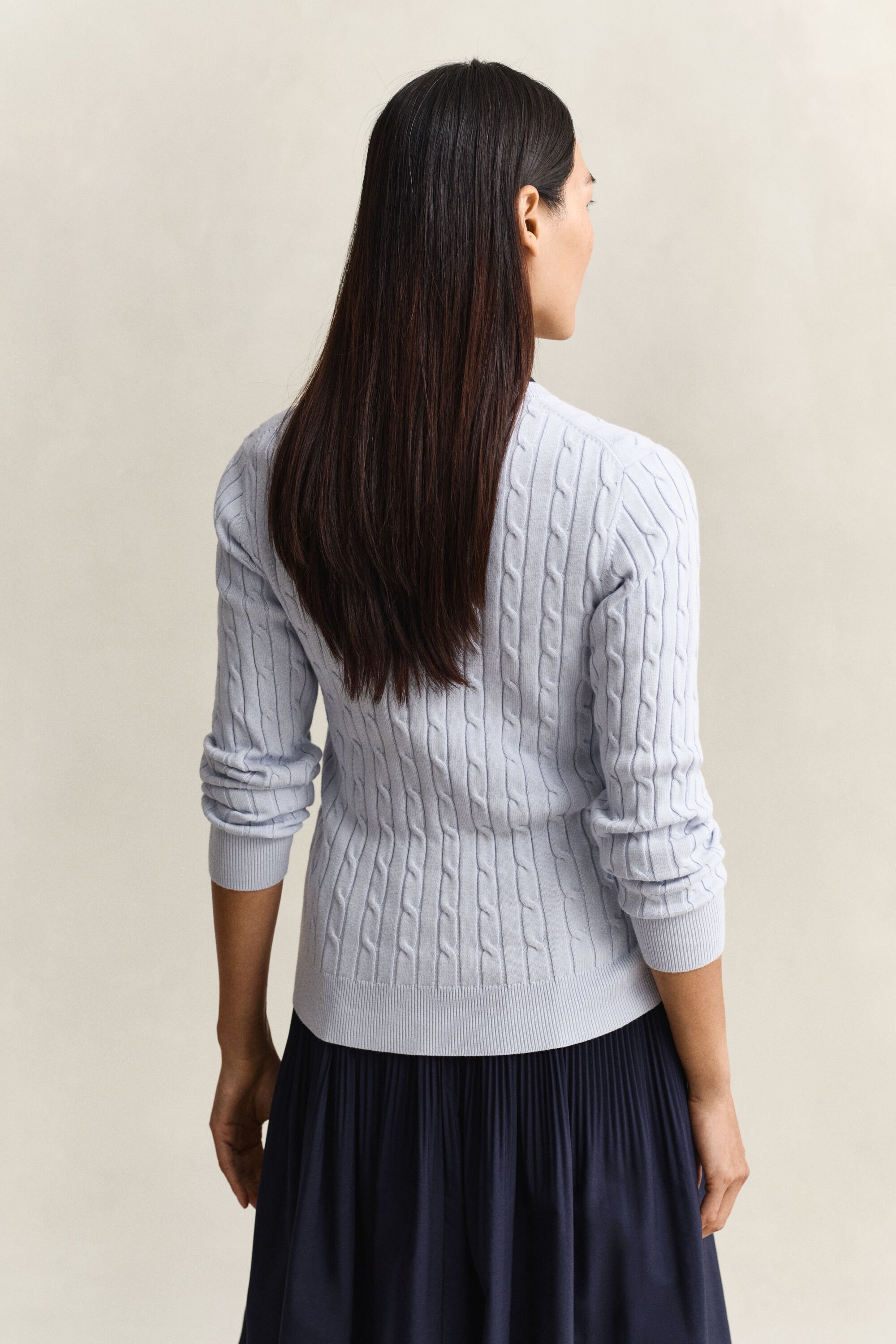 Cardigan en maille torsadée