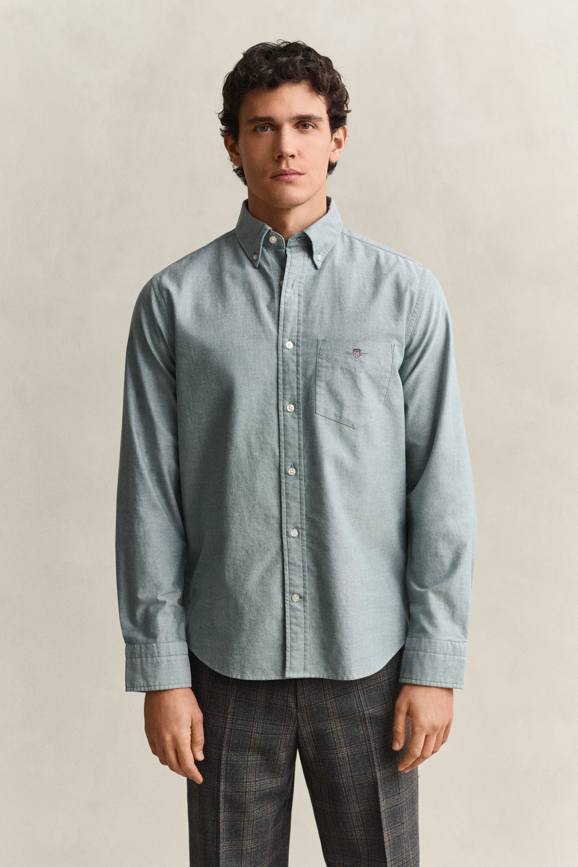 Chemise regular en coton Oxford classique