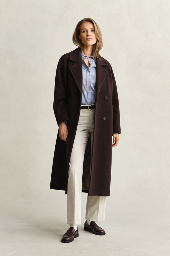 Chemise coupe regular en popeline à rayures