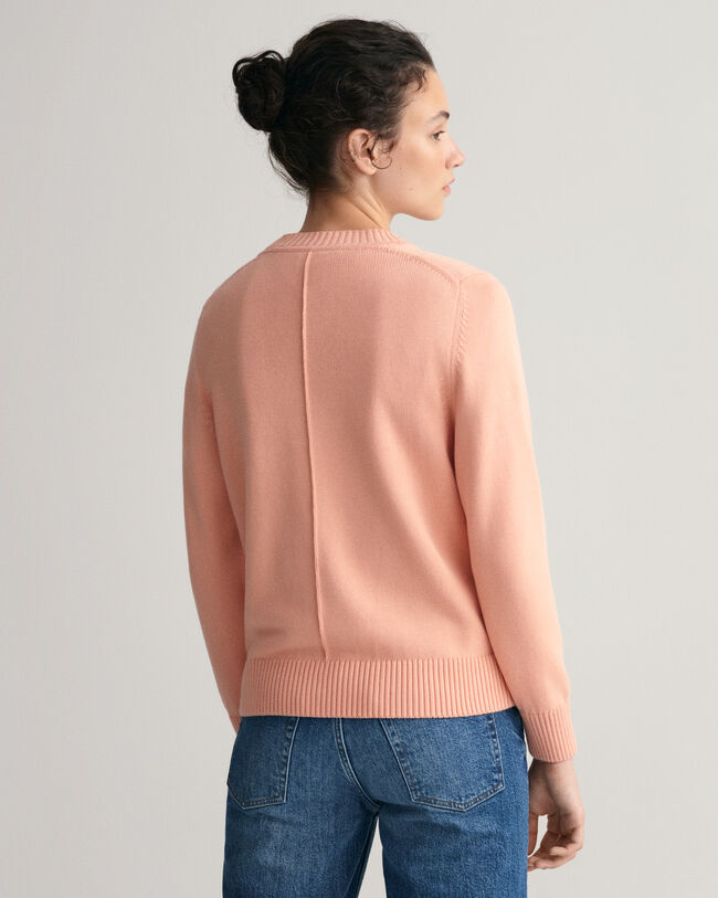 Pull ras du cou en coton Icon G