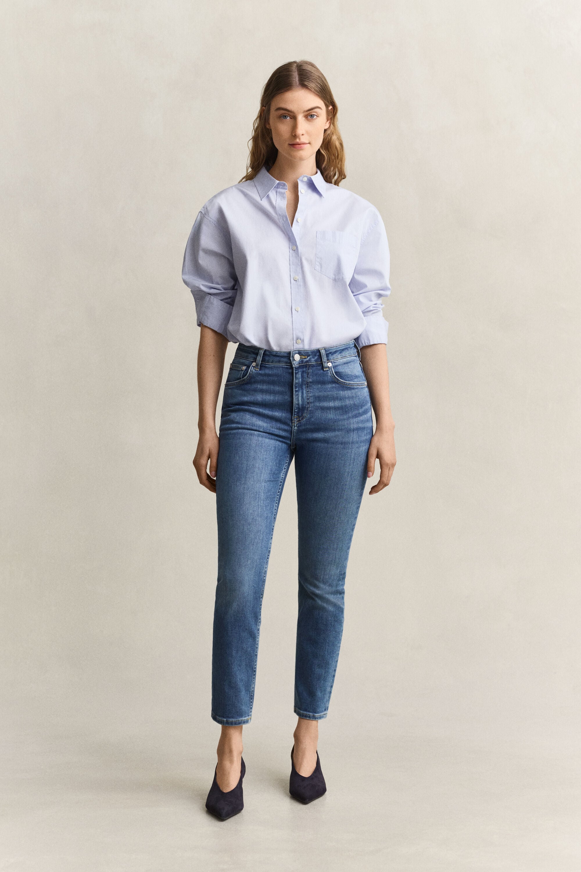 Jean court stretch