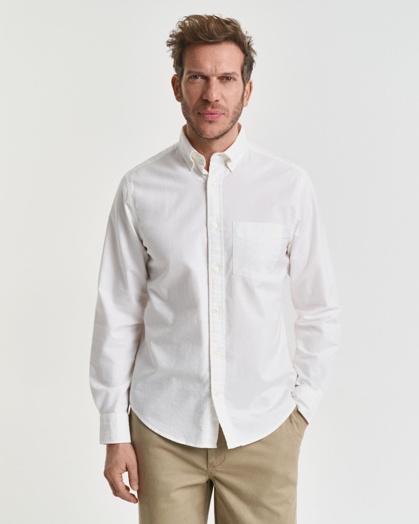 Chemise coupe regular en coton Oxford Archive