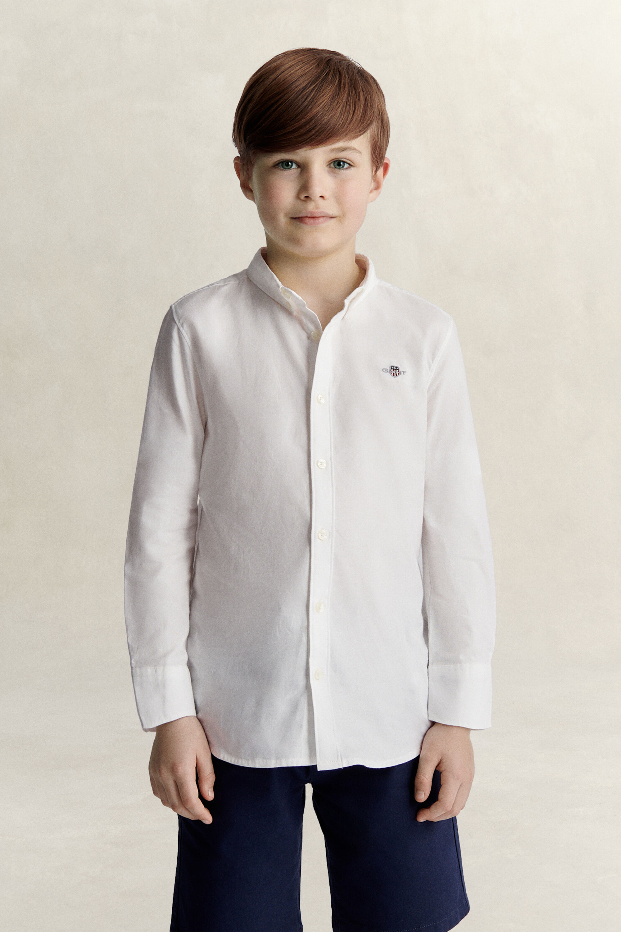 Chemise en coton Oxford Shield Ado Garçon