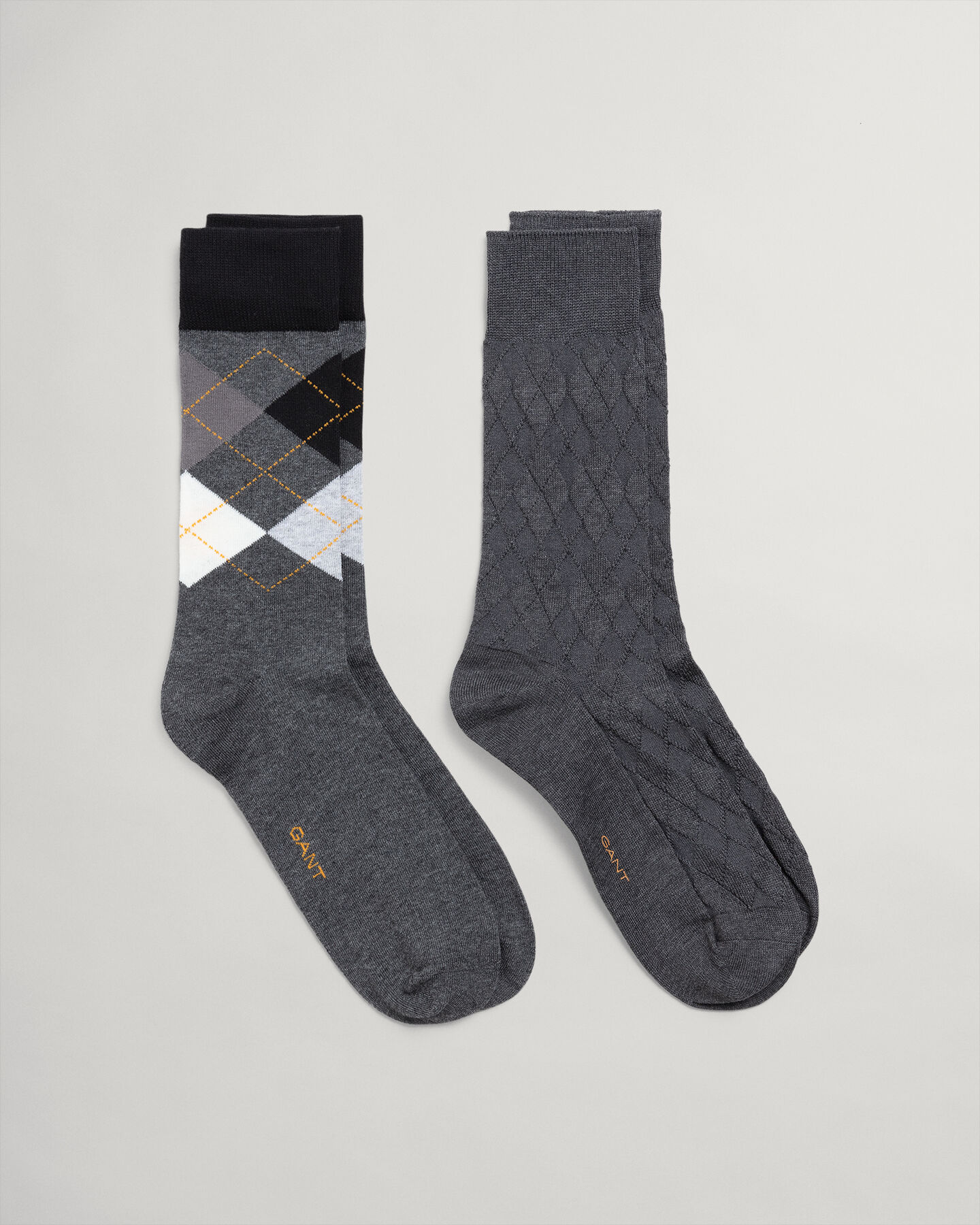 Coffret cadeau de 2 paires de chaussettes argyle