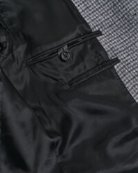 Manteau en laine bicolore