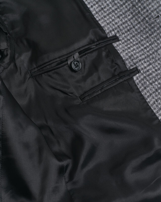 Manteau en laine bicolore