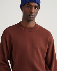 Pull ras du cou en coton Supima