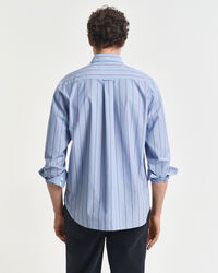 Chemise coupe décontractée à rayures Heritage Poplin
