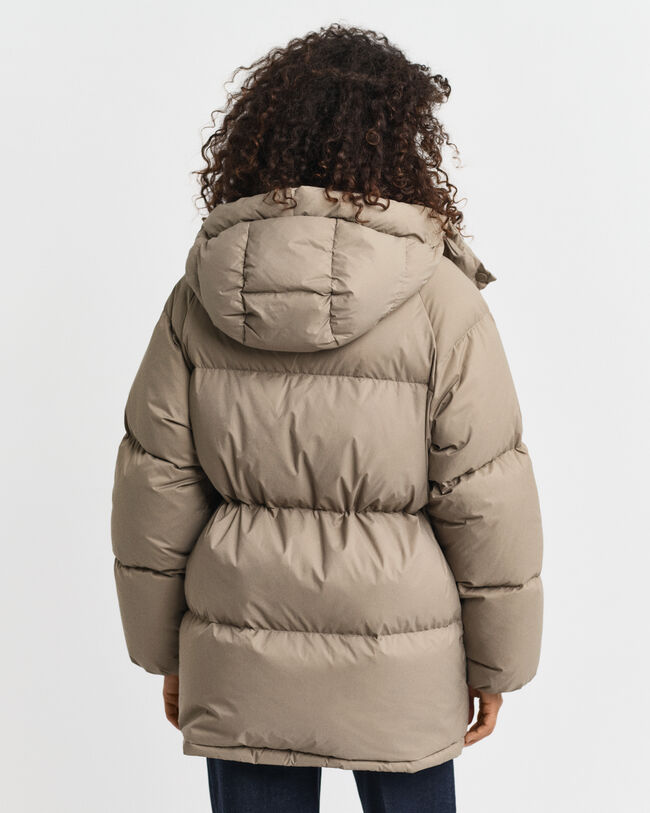 Doudoune mi-longue en duvet