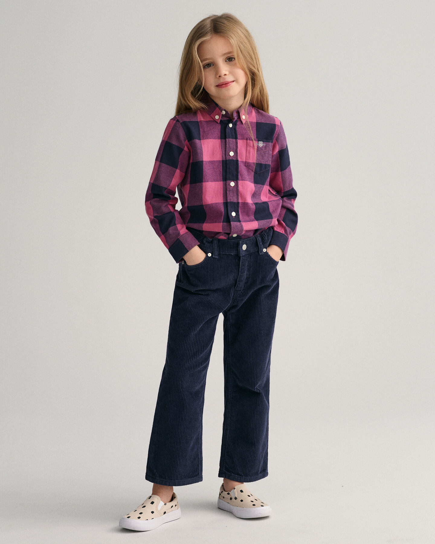 Pantalon relaxed fit en velours c&ocirc;tel&eacute; Kids
