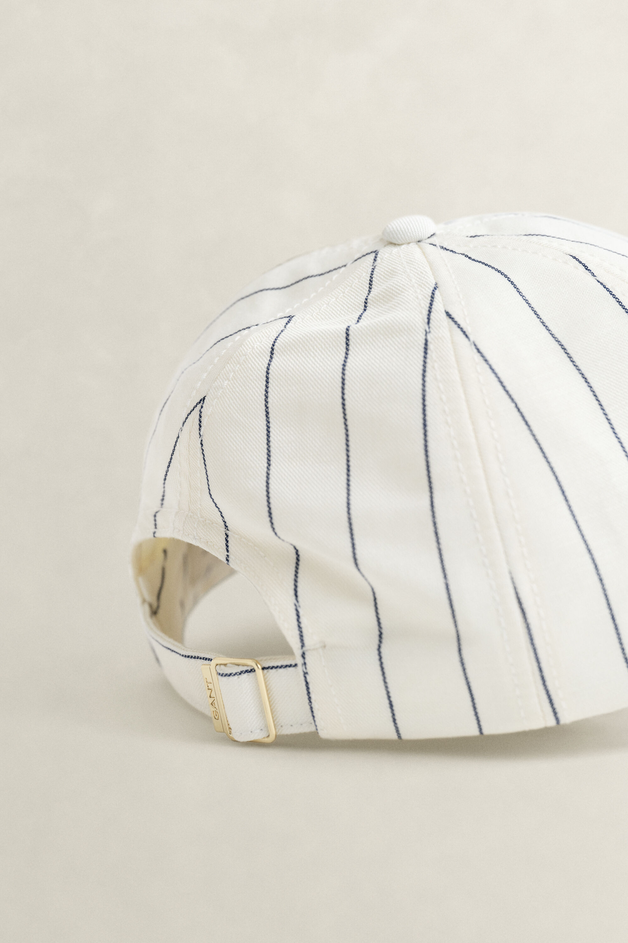 Casquette en lin mélangé à rayures