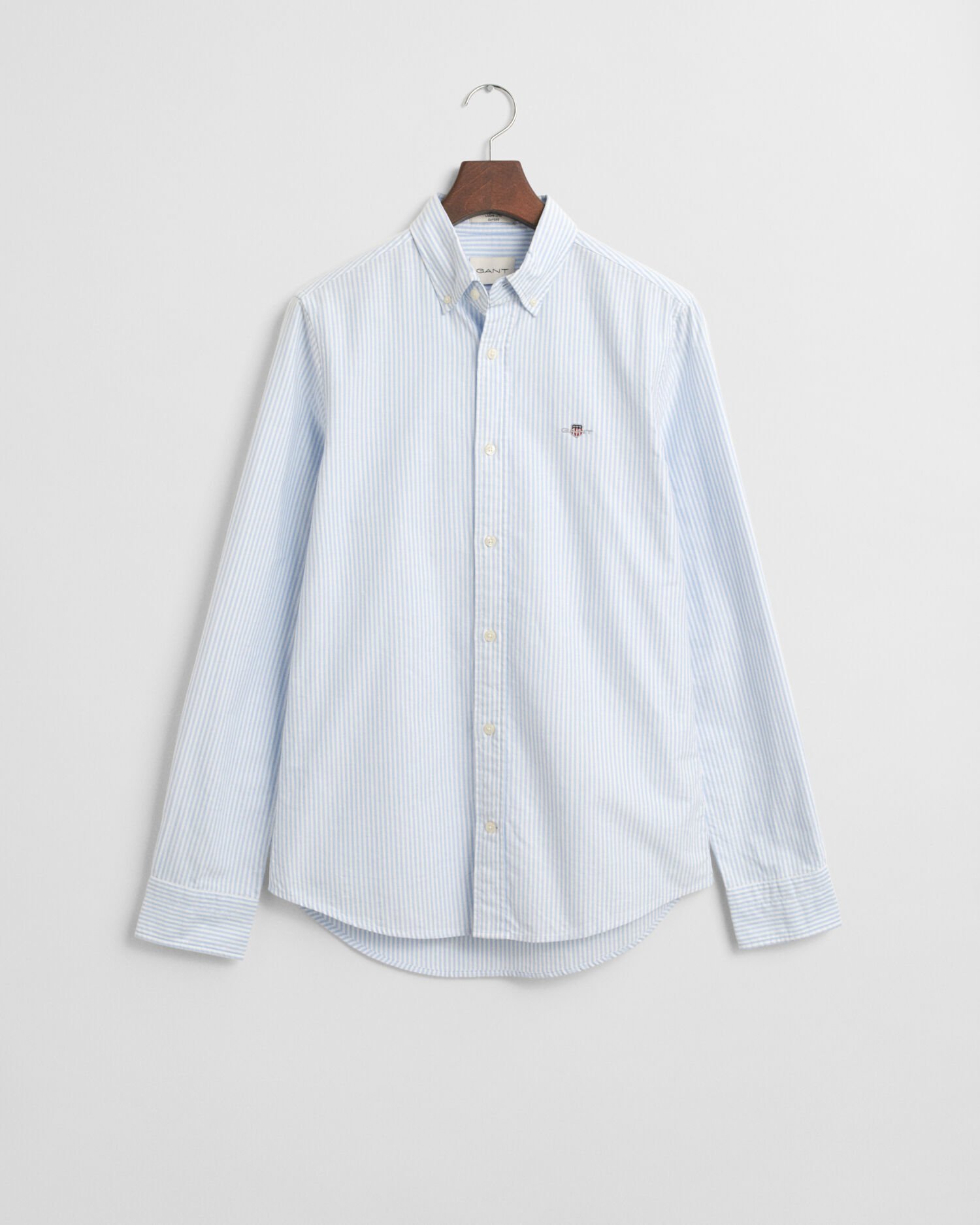 Chemise coupe slim en coton Oxford classique à rayures Banker