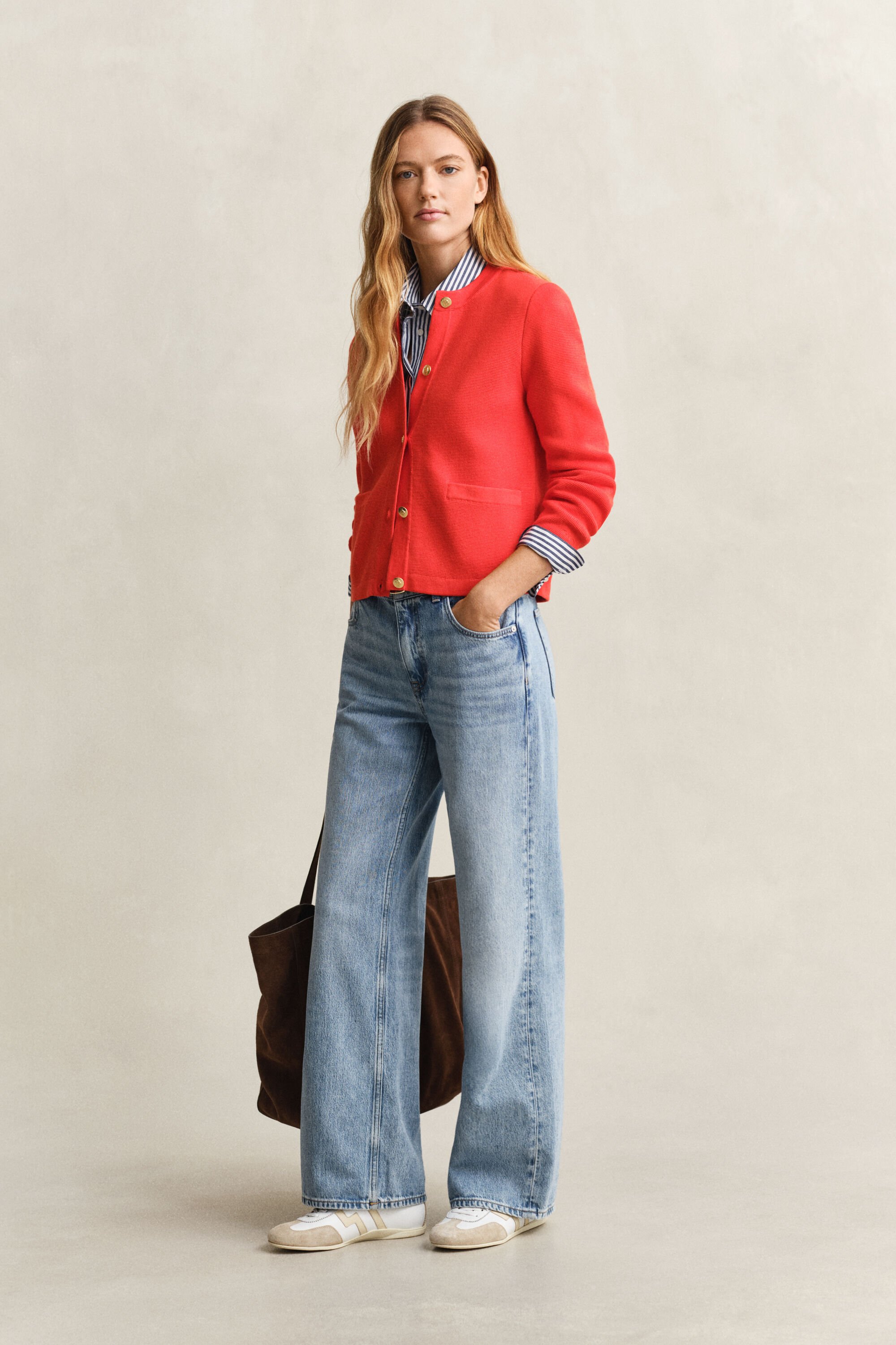 Veste en maille de coton