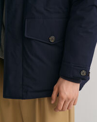 Veste style militaire en flanelle rembourrée