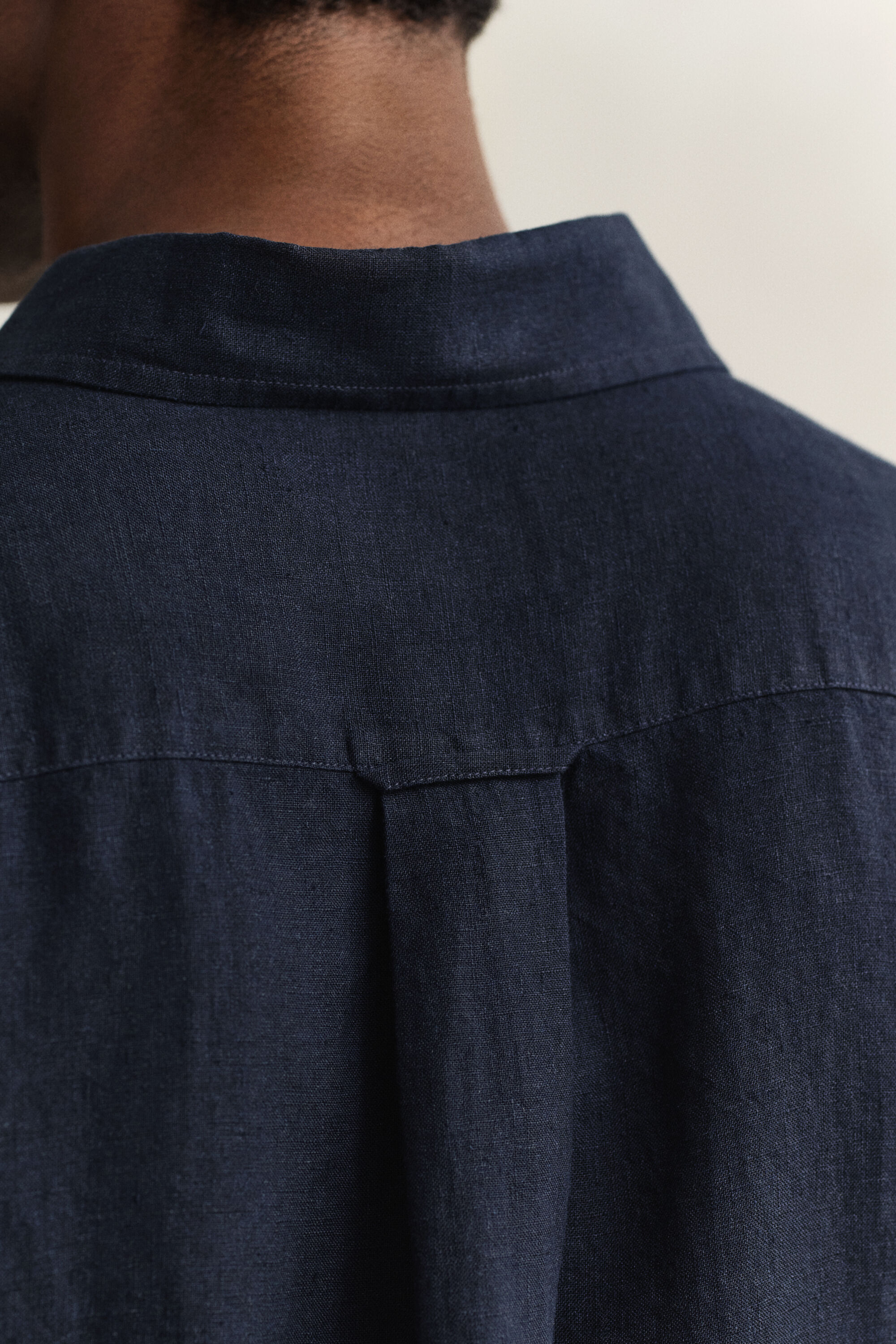 Chemise à manches courtes en lin