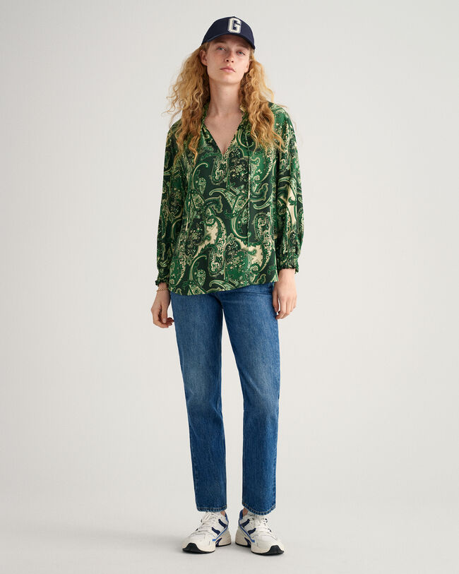 Chemisier Paisley Popover