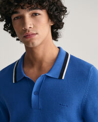 Polo en coton piqu&eacute;