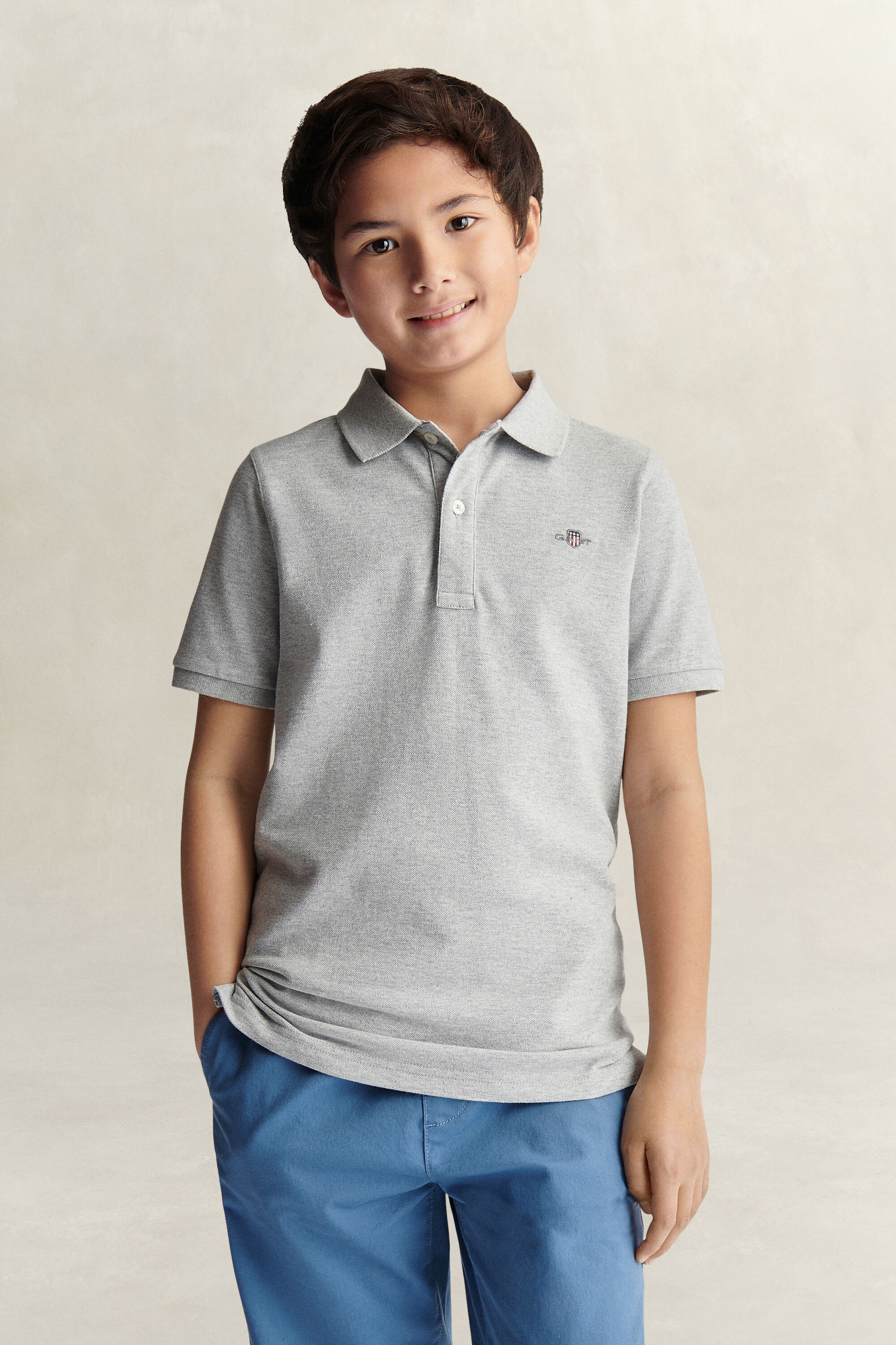 Polo avec écusson Ado