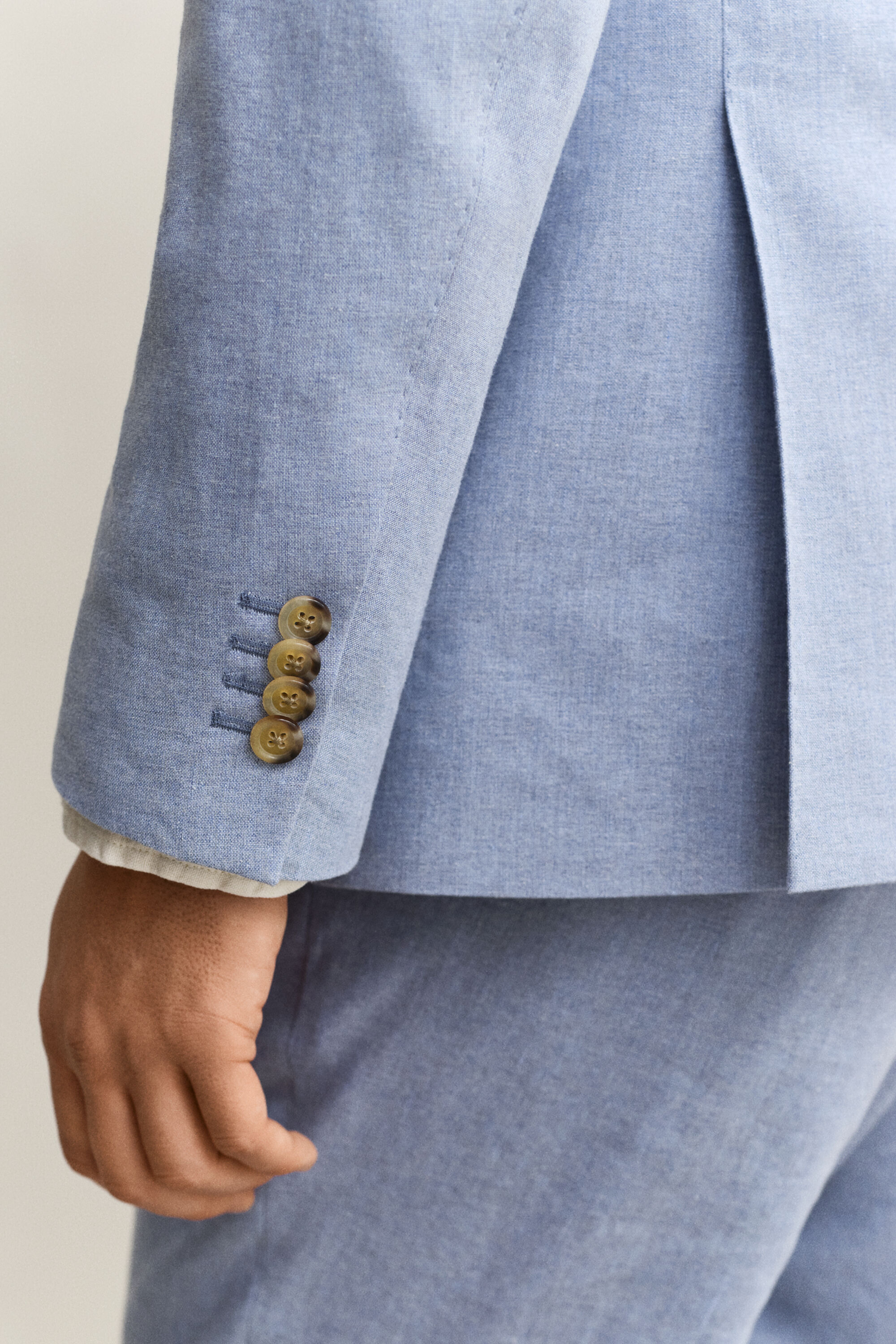 Veste de costume en lin mélangé