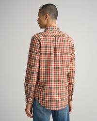 Chemise regular fit en popeline de coton &agrave; motif &eacute;cossais