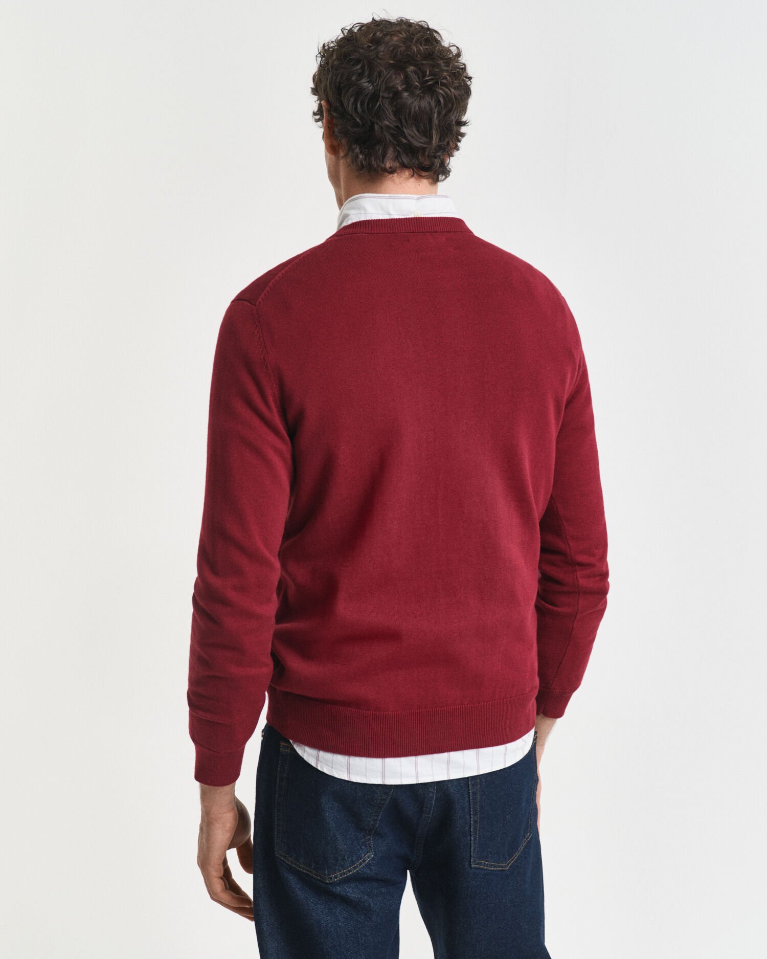 Pull col rond en coton