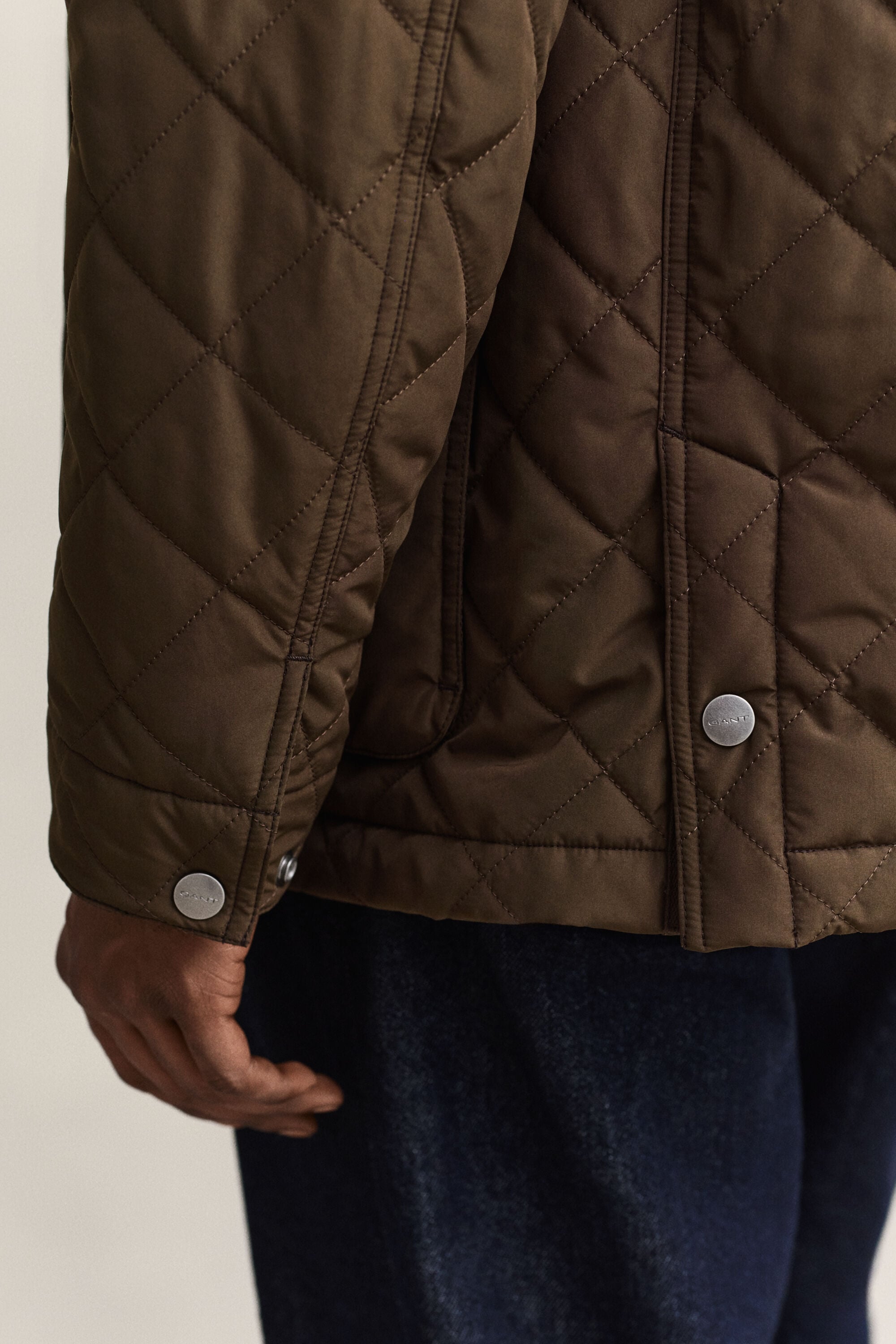 Veste mi-longue matelassée