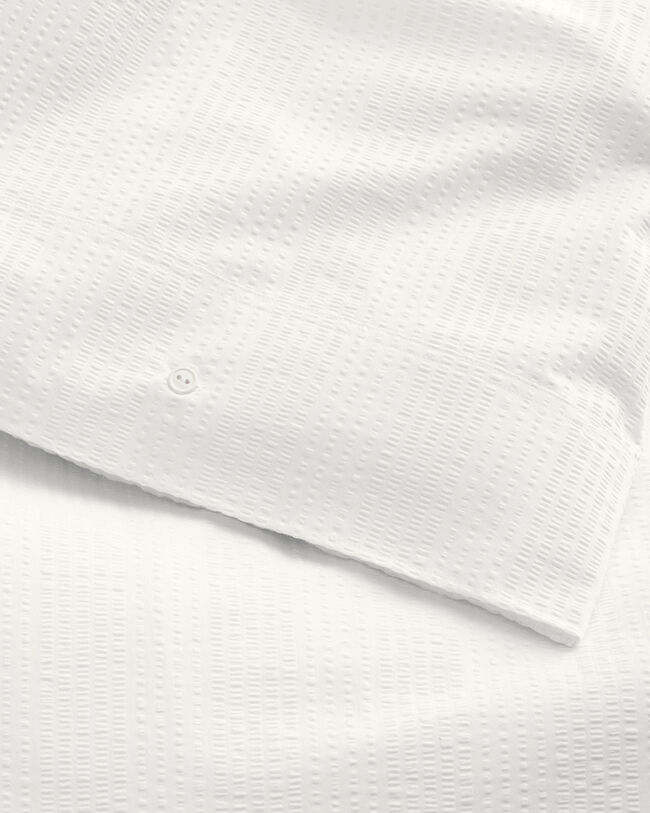 Housse de couette double Seersucker