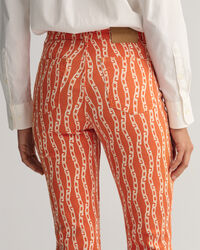 Jean court Chain Print