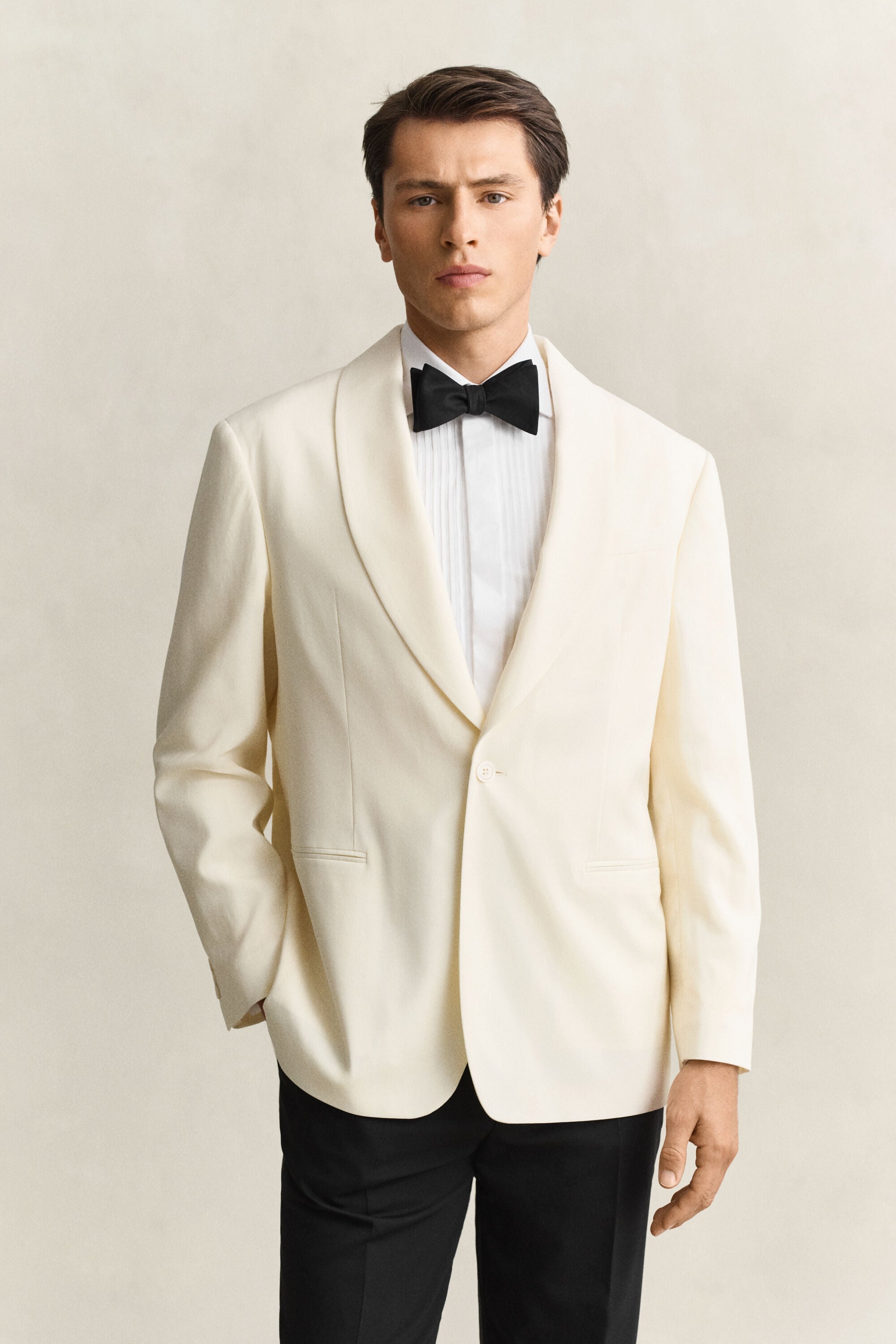 Veste de soirée avec col châle