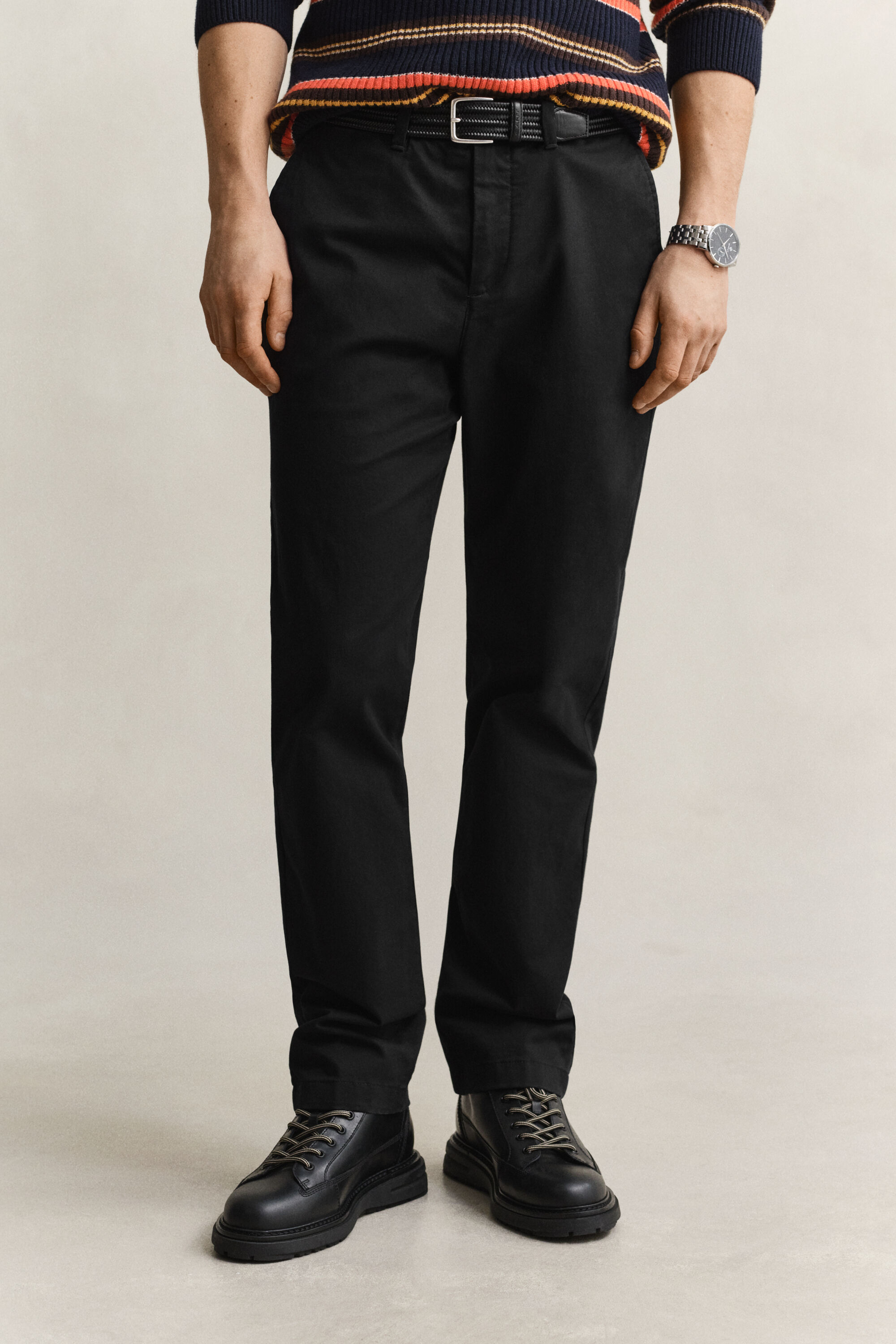 Pantalon chino classique coupe regular