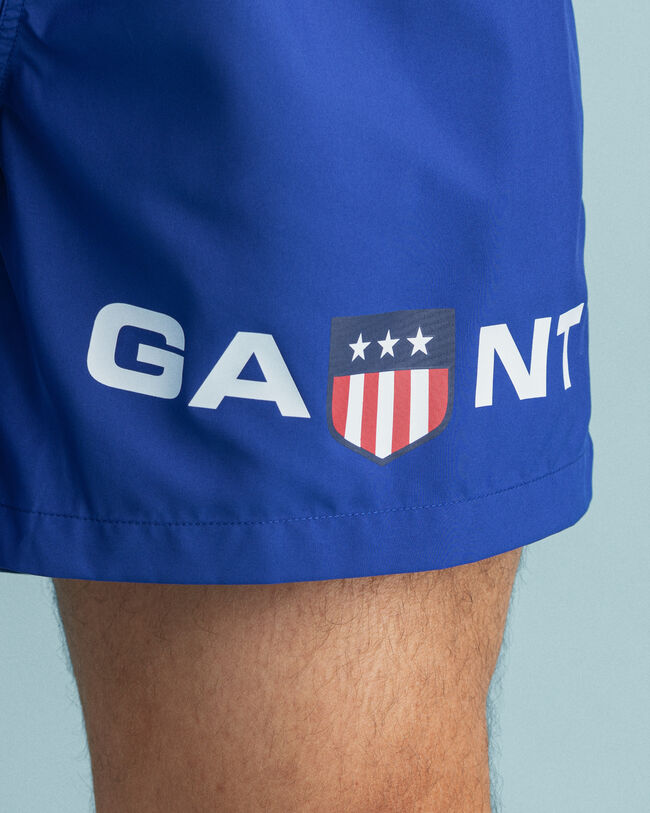 Short de bain classic fit Retro Shield