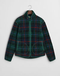 Veste en polaire à carreaux