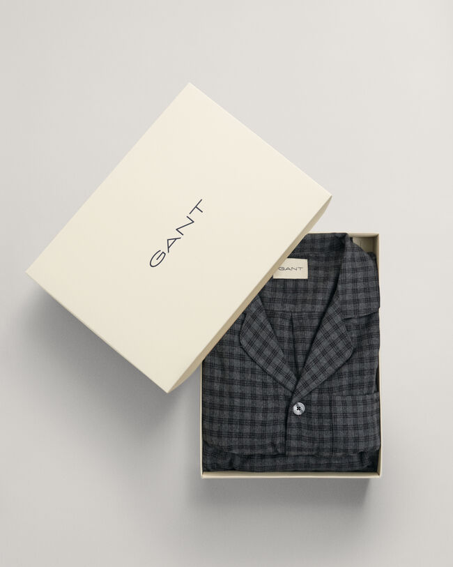 Coffret cadeau chemise et pantalon de pyjama en flanelle