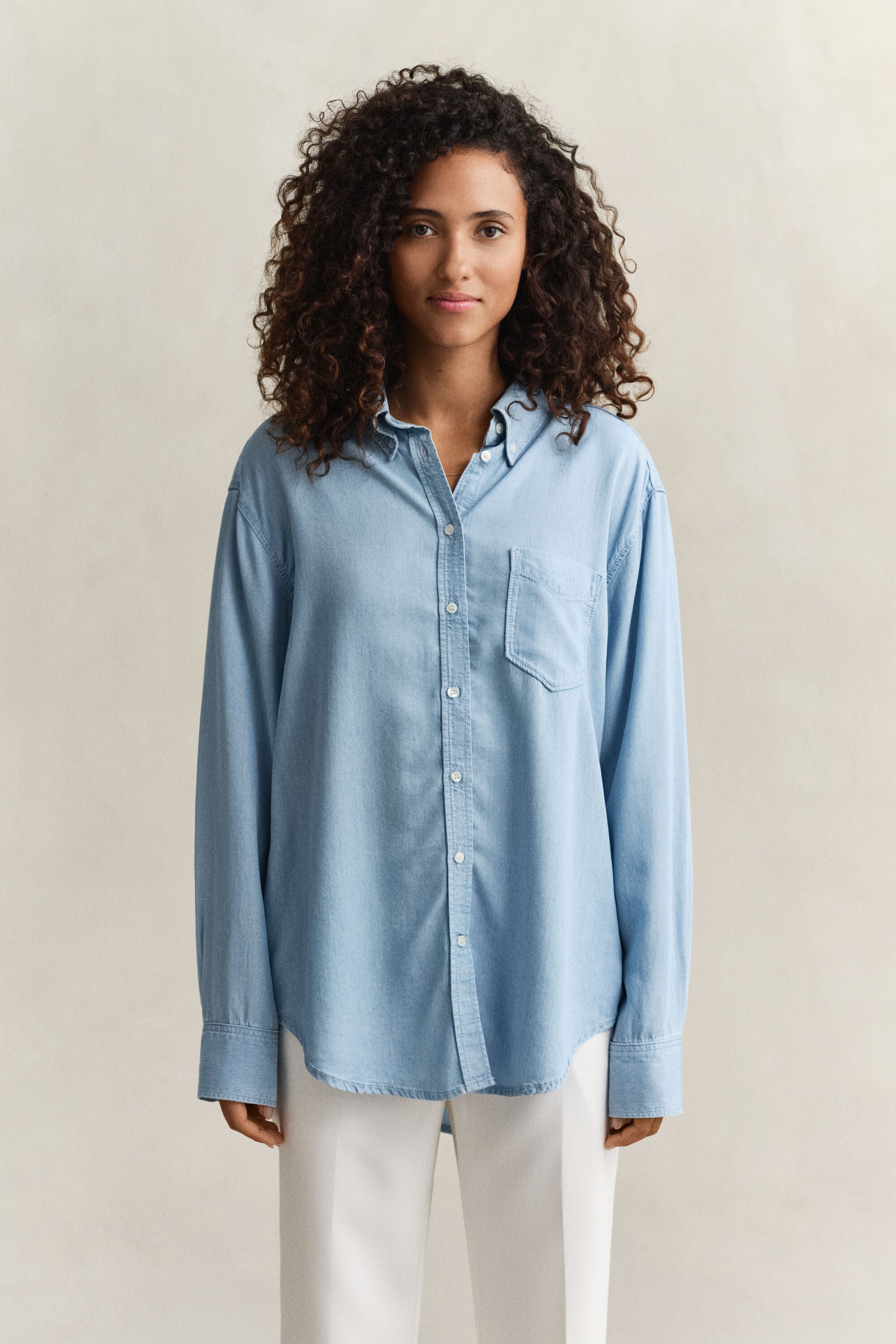 Chemise indigo