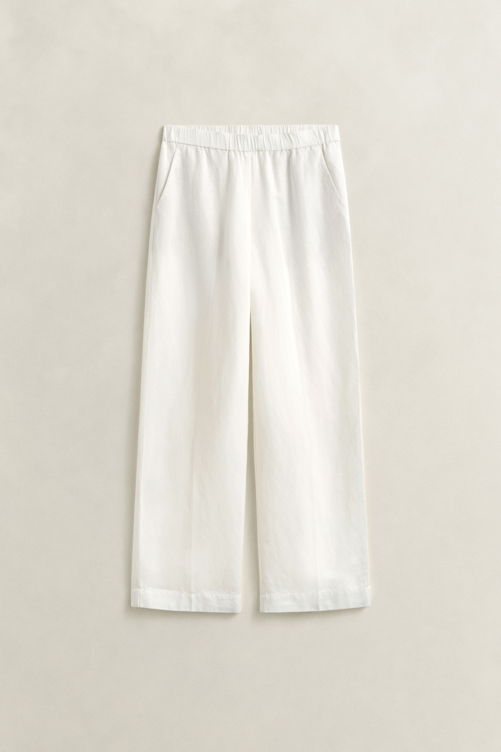 Pantalon en lin mélangé