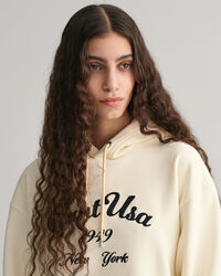 Sweat &agrave; capuche Script Graphic