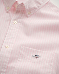 Chemise coupe regular en popeline à rayures classique